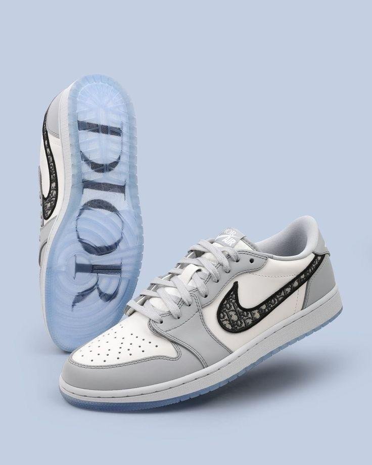 1 Low Gris/Blanco Estilo Premium